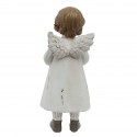 2Clayre & Eef Figurine Angel 6x5x14 cm White