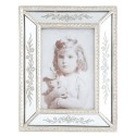 Clayre & Eef Photo Frame 10x15 cm Silver colored Plastic Rectangle