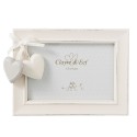 2Clayre & Eef Picture Frame Heart 13x9 cm White Wood