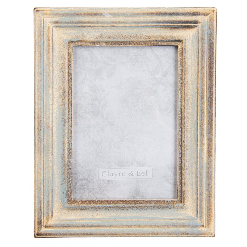 Clayre & Eef Photo Frame 13x18 cm Brown Wood Rectangle