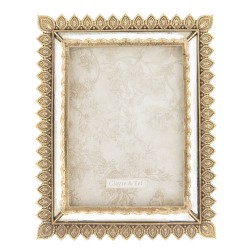 Clayre & Eef Picture Frame 2F0583 13*18 cm Golden color Plastic Rectangle