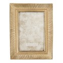 Clayre & Eef Photo Frame 10x15 cm Gold colored Plastic Rectangle
