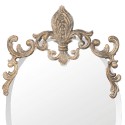 2Clayre & Eef Spiegel 52S038 33*52 cm Goudkleurig Metaal Ovaal Grote Spiegel Wandspiegel