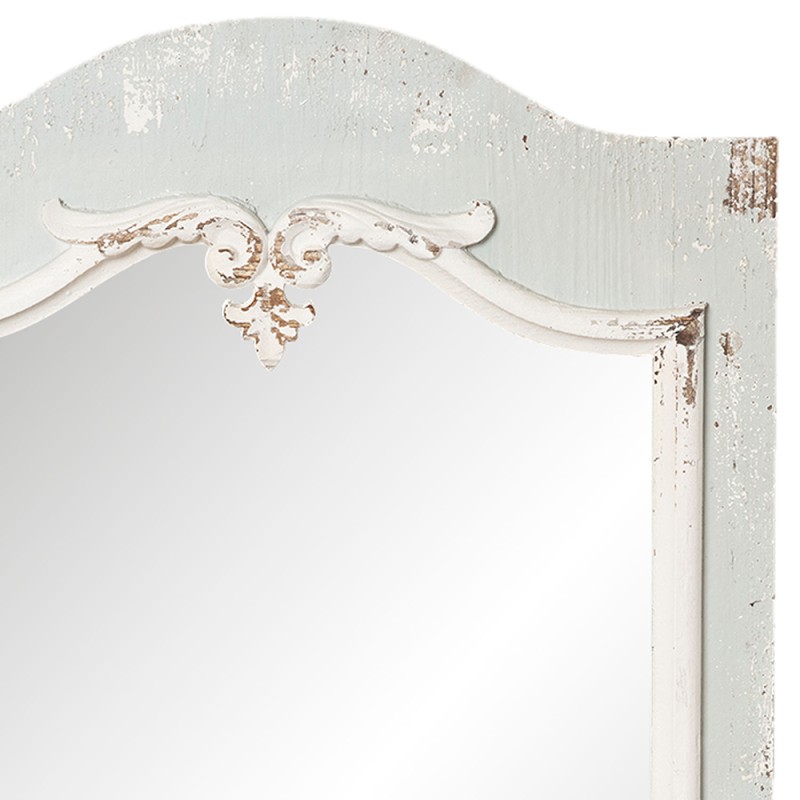 Clayre & Eef Mirror 56x110 cm Grey Wood Rectangle