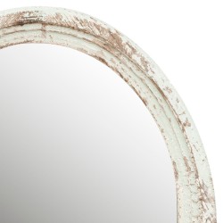 Clayre & Eef Specchio da Parete 54*4*66 cm Bianco Legno