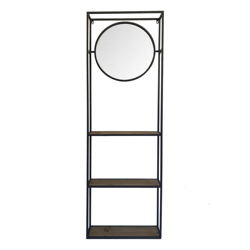 Eef Wall Mirror 52s186 53 15 165 Cm, Black Metal Dresser Mirror
