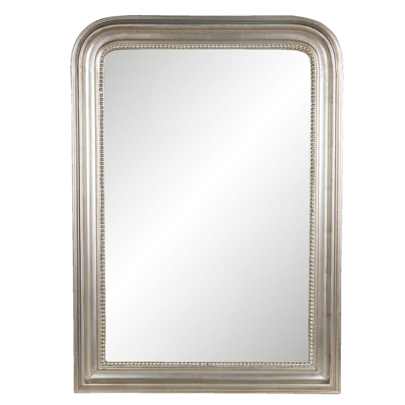 Clayre & Eef Mirror 76x106 cm Silver colored Wood Rectangle