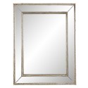 Clayre & Eef Mirror 40x50 cm Silver colored Wood Rectangle