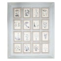 2Clayre & Eef Picture Frame 13x18 cm Grey Wood Glass