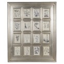 Clayre & Eef Photo Frame 13x18 cm Silver colored Wood Glass Rectangle