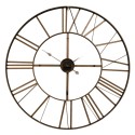 Clayre & Eef Wall Clock Ø 90 cm Black Metal Round