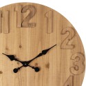 Clayre & Eef Wall Clock Ø 70 cm Brown Wood Round