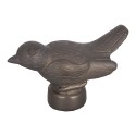 2LumiLamp Knob for Lampshade Bird Ø 7 cm Brown Plastic
