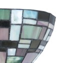 LumiLamp Wall Light Tiffany 30x16x18 cm  Brown Beige Glass Triangle