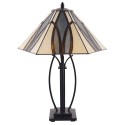 2LumiLamp Table Lamp Tiffany 51x44x66 cm  Brown Beige
