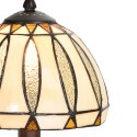 2LumiLamp Lampe de table Tiffany Ø 19*40 cm E14/max 1*40W Crème