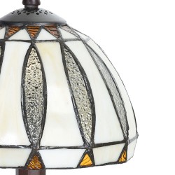 LumiLamp Wall Lamp Tiffany 5LL-5973 Ø 19*40 cm Beige Glass
