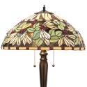 2LumiLamp Floor Lamp Tiffany Ø 51*157 cm Brown Beige