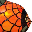 2LumiLamp Tiffany Tafellamp 5LL-6005 29*23*18 cm  Oranje Glas Vis Tiffany Lampen Nachtlampje