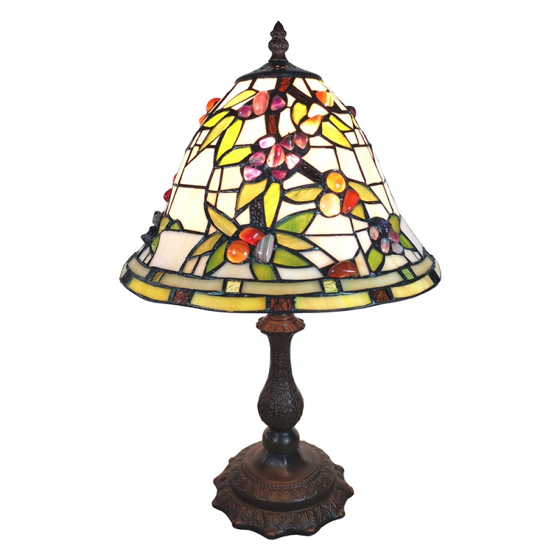 LumiLamp Lampada parete Tiffany 5LL-6019 31*31*47 cm Multicolor  Vetro Colorato  Fiori  Lampada da Scrivania tiffany