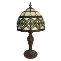 2LumiLamp Table Lamp Tiffany 21x21x33 cm Beige Green