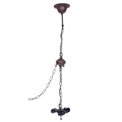 LumiLamp Ceiling Pendant Tiffany 16*16*95 cm Brown