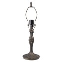 2LumiLamp Pied de lampe Lampe de table Tiffany Ø 15.5*42 cm E27/max 1*60W Brun