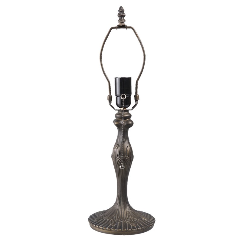 LumiLamp Base della lampada lampada da tavolo Tiffany Ø 15x42 cm  Marrone Plastica