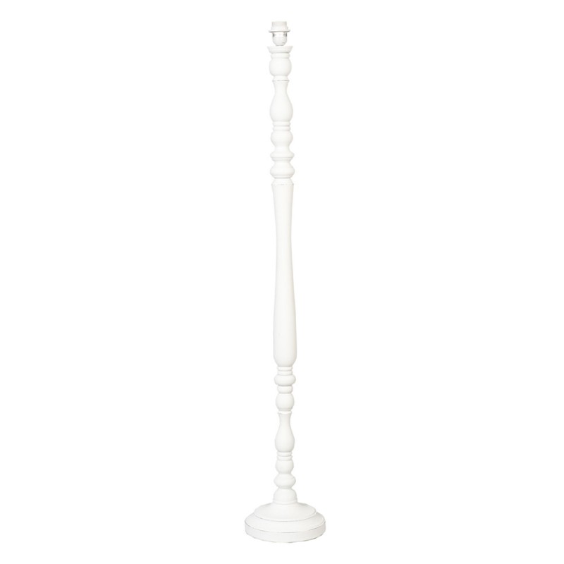 2Clayre & Eef Floor Lamp Base Ø 22x135 cm  White Wood