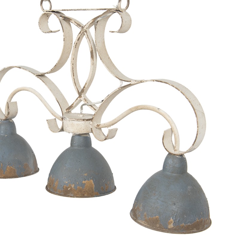 Clayre & Eef Lampes à suspension 60x15x42 cm  Gris Fer