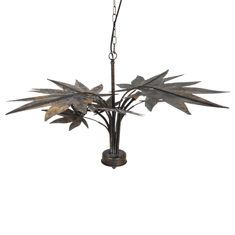 Clayre & Eef Pendant Lamp 86x86x49 cm Copper colored Metal
