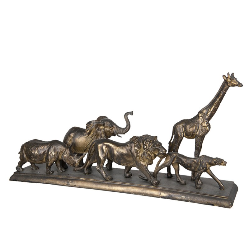 Clayre & Eef Figurine Animals 71x16x34 cm Brown Polyresin