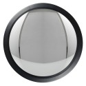 Clayre & Eef Mirror Ø 39 cm Black Wood Round