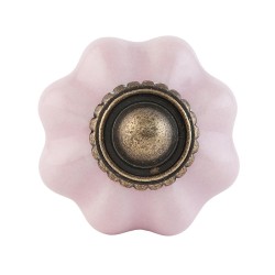 Clayre & Eef Knob 63505 Ø 3 cm Pink Ceramic