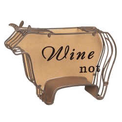 Clayre & Eef Wine Cork Holder 29*9*20 cm Brown Wood Rectangle