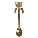 Clayre & Eef Teaspoon 12 cm Gold colored Metal Bear