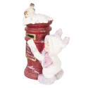Clayre & Eef Decoration Mailbox 39 cm Red Polyresin