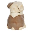 Clayre & Eef Figur Hund 20x18x26 cm Braun Beige Keramik