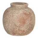 Clayre & Eef Vase 8 cm Brown Ceramic Round