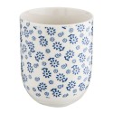 2Clayre & Eef Mug 100 ml Blue Porcelain Rund