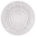 2Clayre & Eef Breakfast Plates Ø 15 cm Transparent Glass