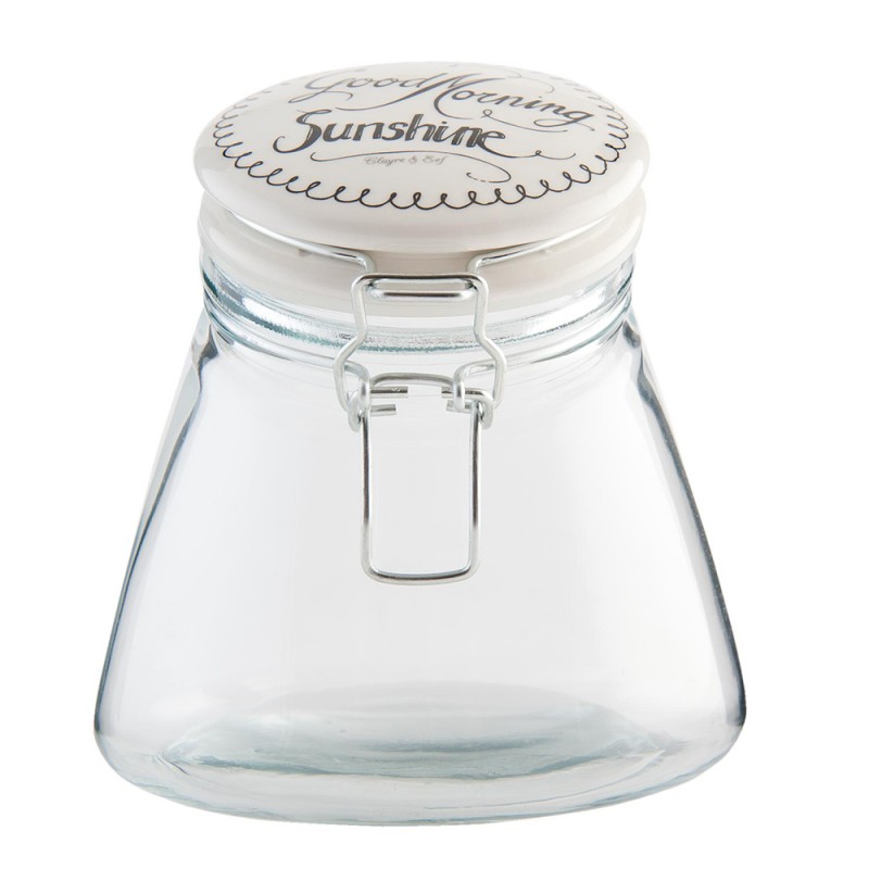 Clayre & Eef Glass Jar 1200 ml Transparent