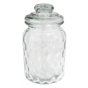2Clayre & Eef Glass Jar Ø 10*19 cm Transparent Glass Round