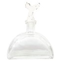 Clayre & Eef Decorative Bottle 14x5x17 cm Glass Plastic