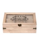 2Clayre & Eef Tea box 24x16x8 cm Brown Wood