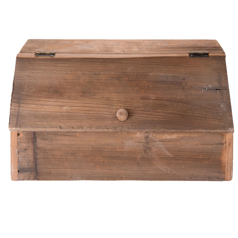 Clayre & Eef Box Aufbewahrung 40x21x22 cm Braun Holz