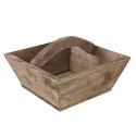 2Clayre & Eef Storage Box 33x33x20 cm Brown Wood