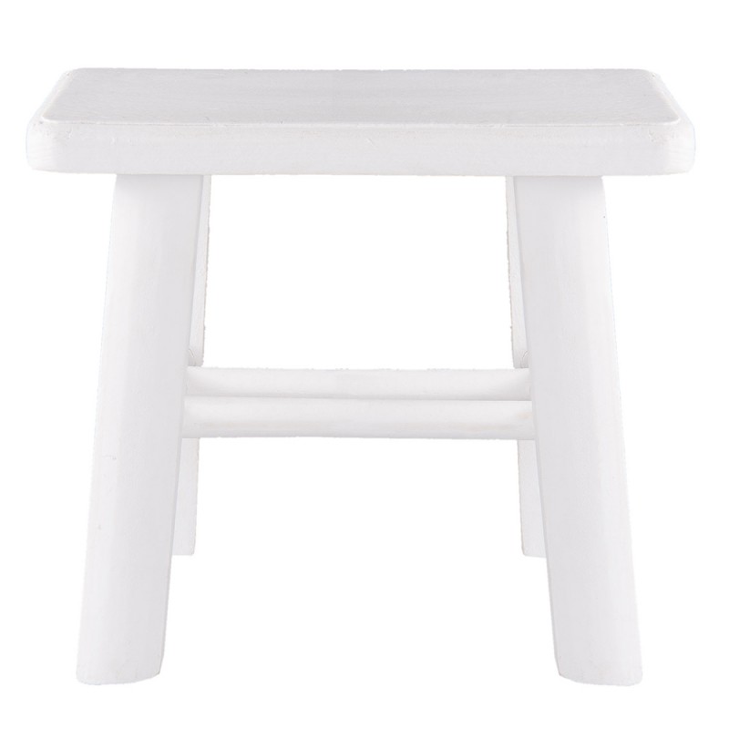 Clayre & Eef Plant Table 26*20*23 cm White Wood