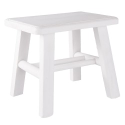 Clayre & Eef Plant Table 26*20*23 cm White Wood