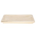 Clayre & Eef Decorative Serving Tray 41x28x4 cm Brown Wood Rectangle
